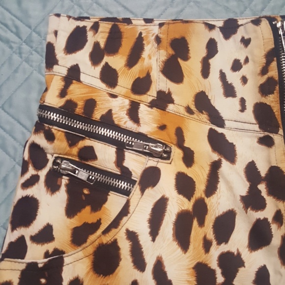 High waisted leopard pencil skirt - Picture 2 of 6